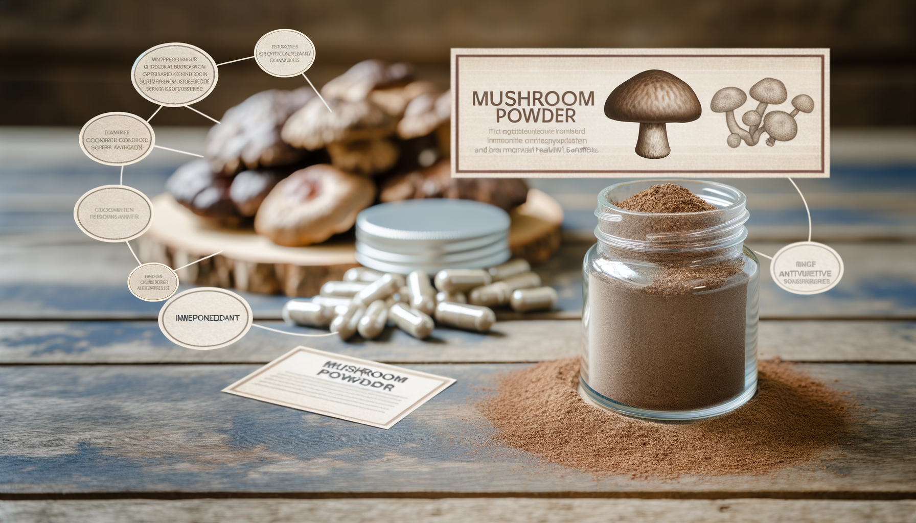 mushroom powder benefits